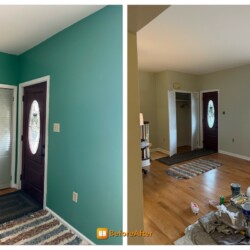 Before vs After Interior House Painters in Kingston
