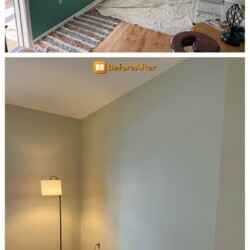 Before vs After Interior House Painters in Kingston